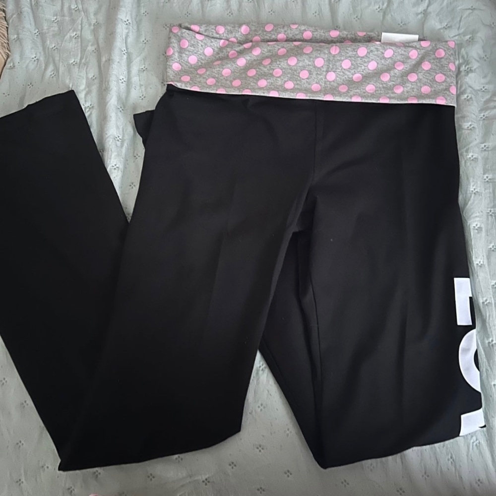 PINK cotton foldover flare